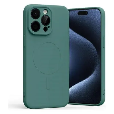 Mercury MagSafe Semi-Silicone iPhone 15 Pro Max 6,7" zielony /green