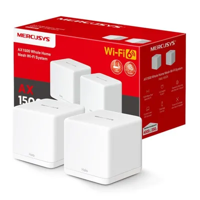 Mercusys Halo H60X 2er-Pack AX1500 Wi-Fi 6 WiFi Mesh