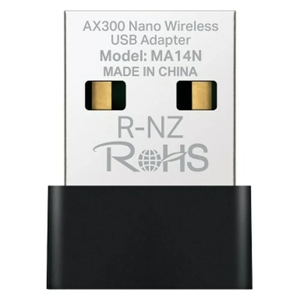 USB WLAN Adapter Mercusys MA14N Alámbrico Schwarz Metallisch