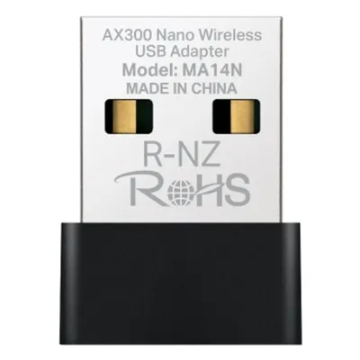 USB WLAN Adapter Mercusys MA14N Alámbrico Schwarz Metallisch