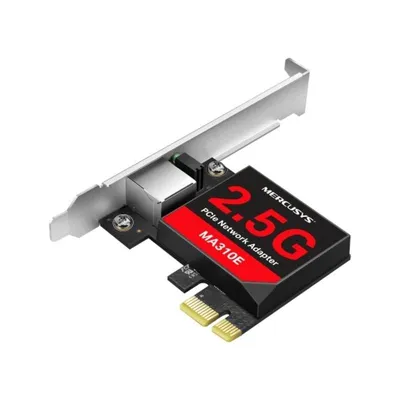 Tarjeta de Red Mercusys MA310E PCI Express 2,5 Gbps Wake-on-LAN Low Profile