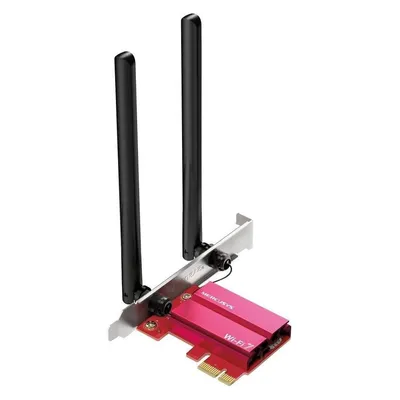 Tarjeta de Red Mercusys MA37BE PCI Express Wi-Fi 7 Tri-Band Bluetooth 5.4