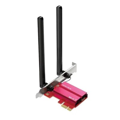Tarjeta de Red Mercusys MA37BE PCI Express Wi-Fi 7 Tri-Band Bluetooth 5.4