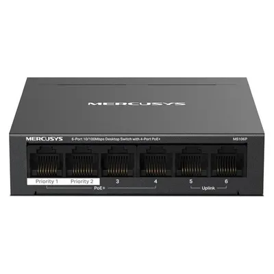 Fast Ethernet PoE Switch Mercusys MS106P