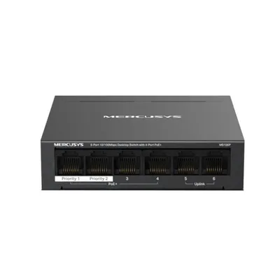 Fast Ethernet PoE Switch Mercusys MS106P