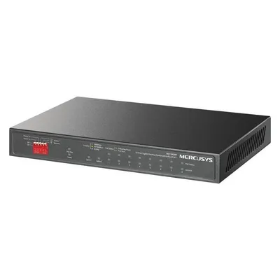 Switch Mercusys MS110GMP 10x Gigabit Ethernet PoE+ Wandmontage Lüfterlos
