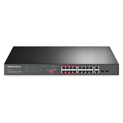 Netzwerk-Switch Mercusys 16-Port PoE+ Unmanaged Rackmount