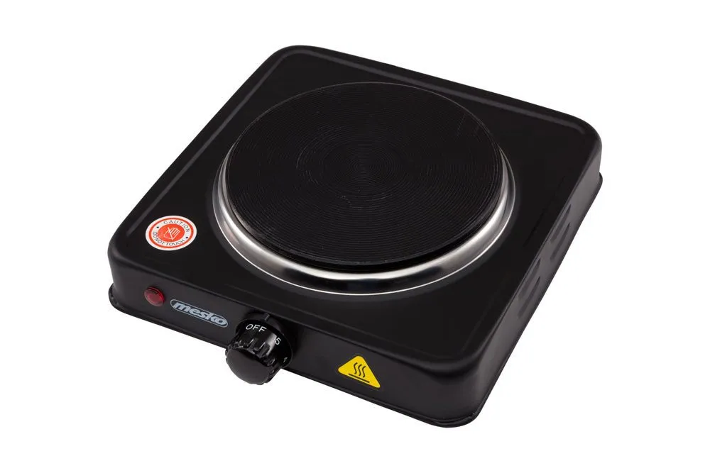 Mesko Einzelkochplatte Mesko MS 6508 Kochplatte 1000 W, D15,4 cm schwarz