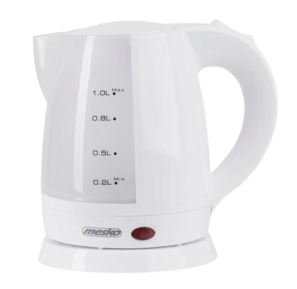 Mesko Wasserkocher Mesko MS 1276 Wasserkocher 1,0 L 1600 Watt