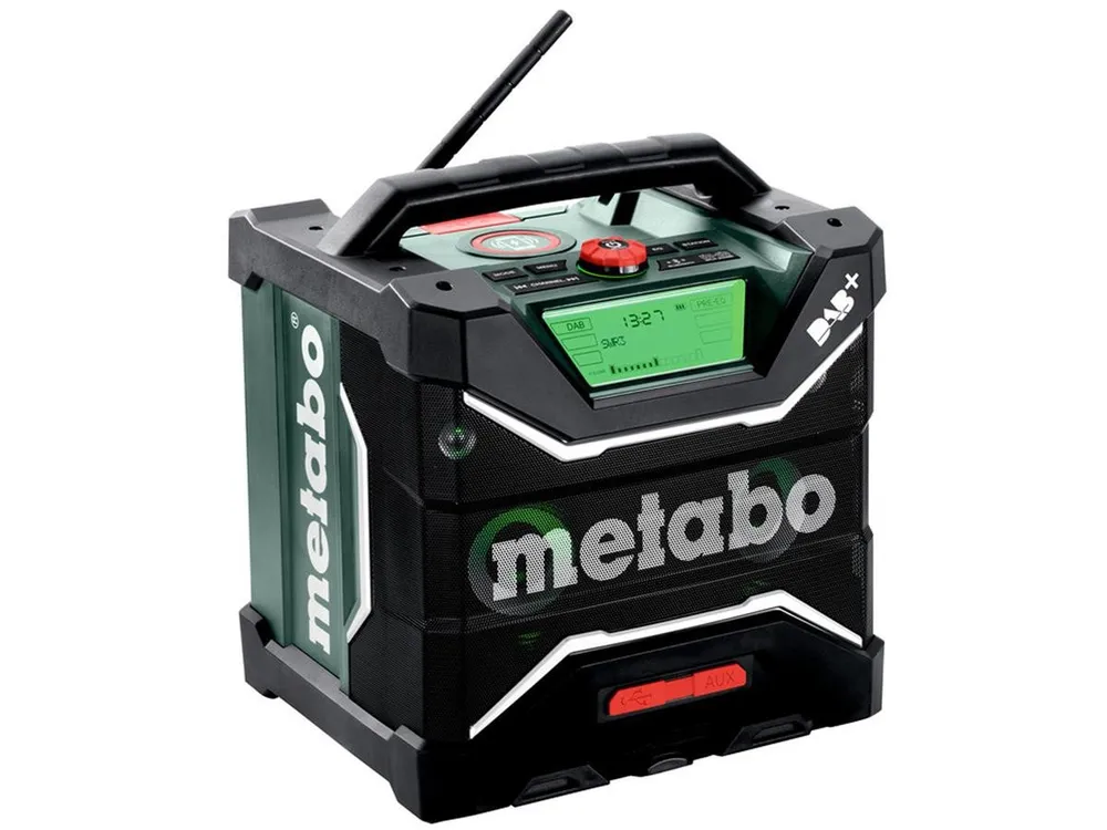 metabo RC 12-18 32W BT DAB+ Akku Baustellenradio (Digitalradio (DAB), ohne Akku und Ladegerät, mit Akku-Ladefunktion)