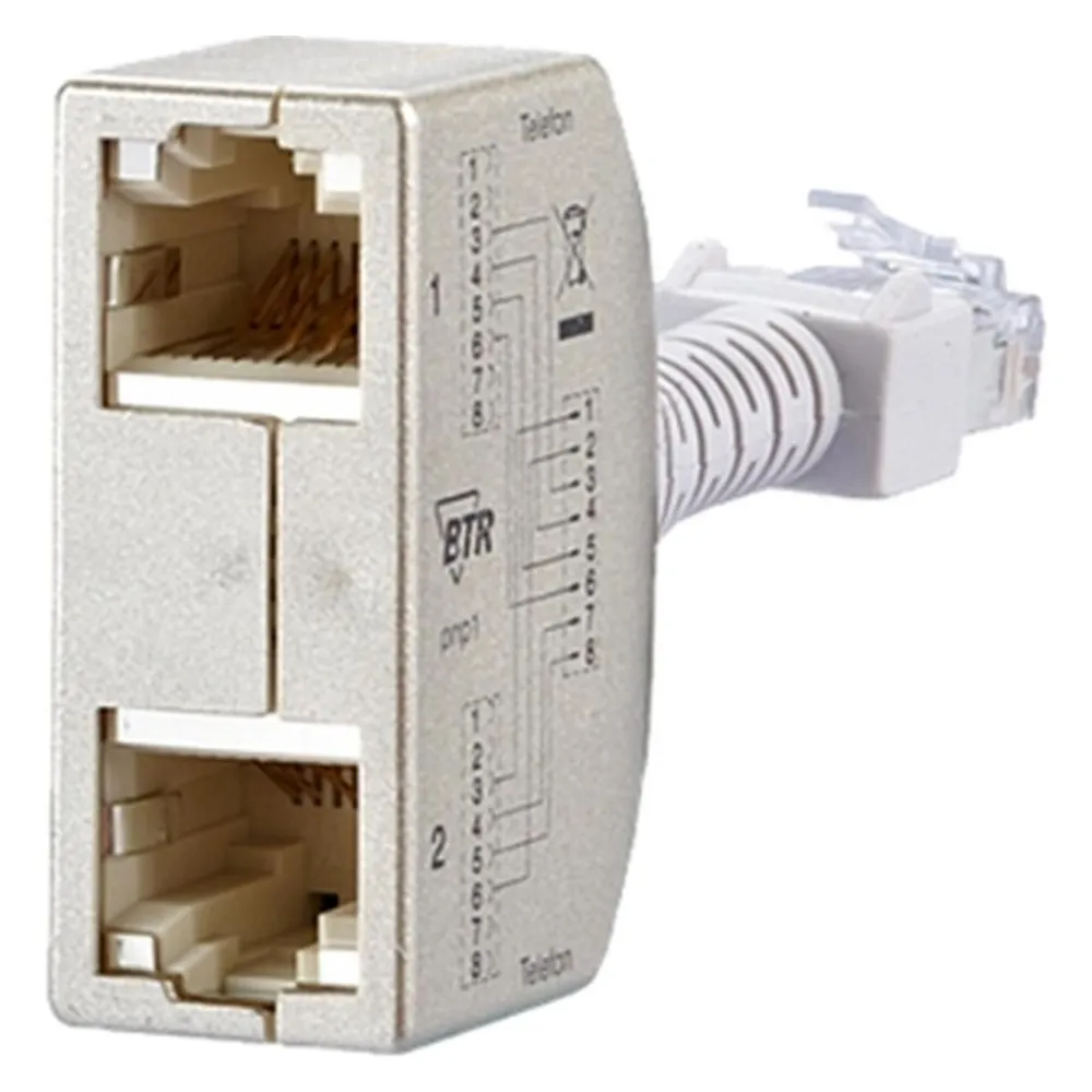 Metz Connect BTR Cable sharing Adpter Set pnp 1 ISDN ISDN silber