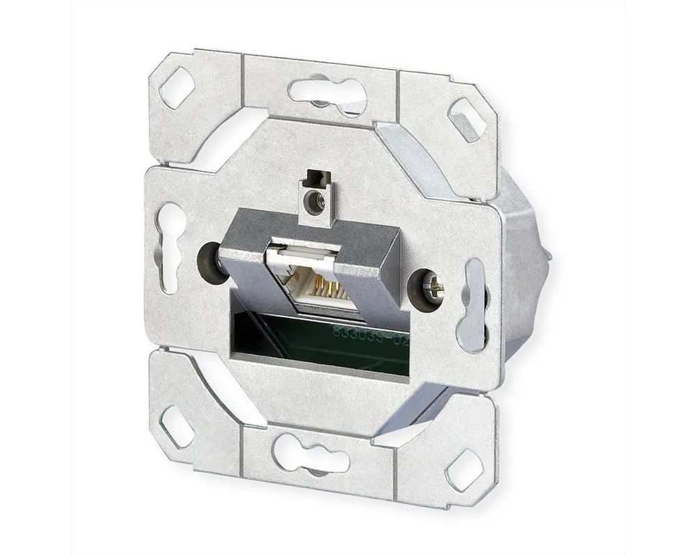 Metz Connect E-DAT C6 1 Port UP0 Netzwerk-Panel (bestückt, 1 Ports, 1307371200-I)