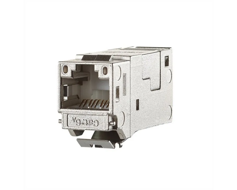 Metz Connect E-DAT modul Cat.6A K Jack - Keystone Netzwerk-Panel (130910KI)