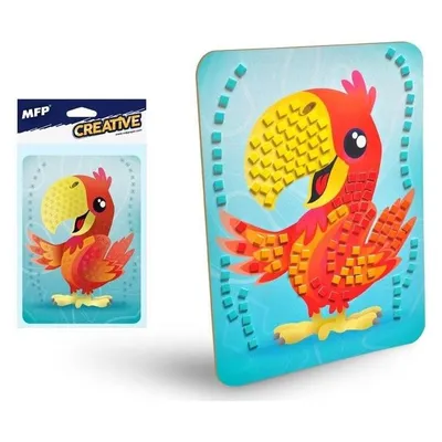 MFP Paper Klassisches Papageien-Mosaik-Kreativset