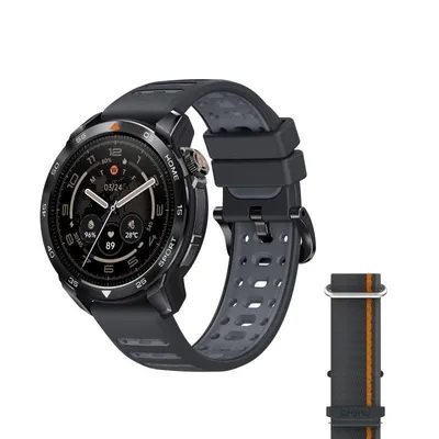 Mibro GS Pro 2 GPS NFC 48mm AMOLED Grau Einheitsgröße Wasserdicht 5ATM SpO2 Pulsmesser