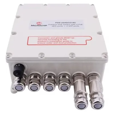 Microchip Outdoor PoE Switch 4 BT ports 2 - Switch - 4-Port