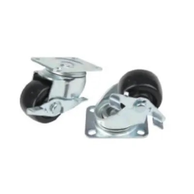 Rolle Microconnect CFN02-2-2 Schwarz Silber Drehrollen Rolle Microconnect CFN02-2-2 Schwarz Silber Drehrollen