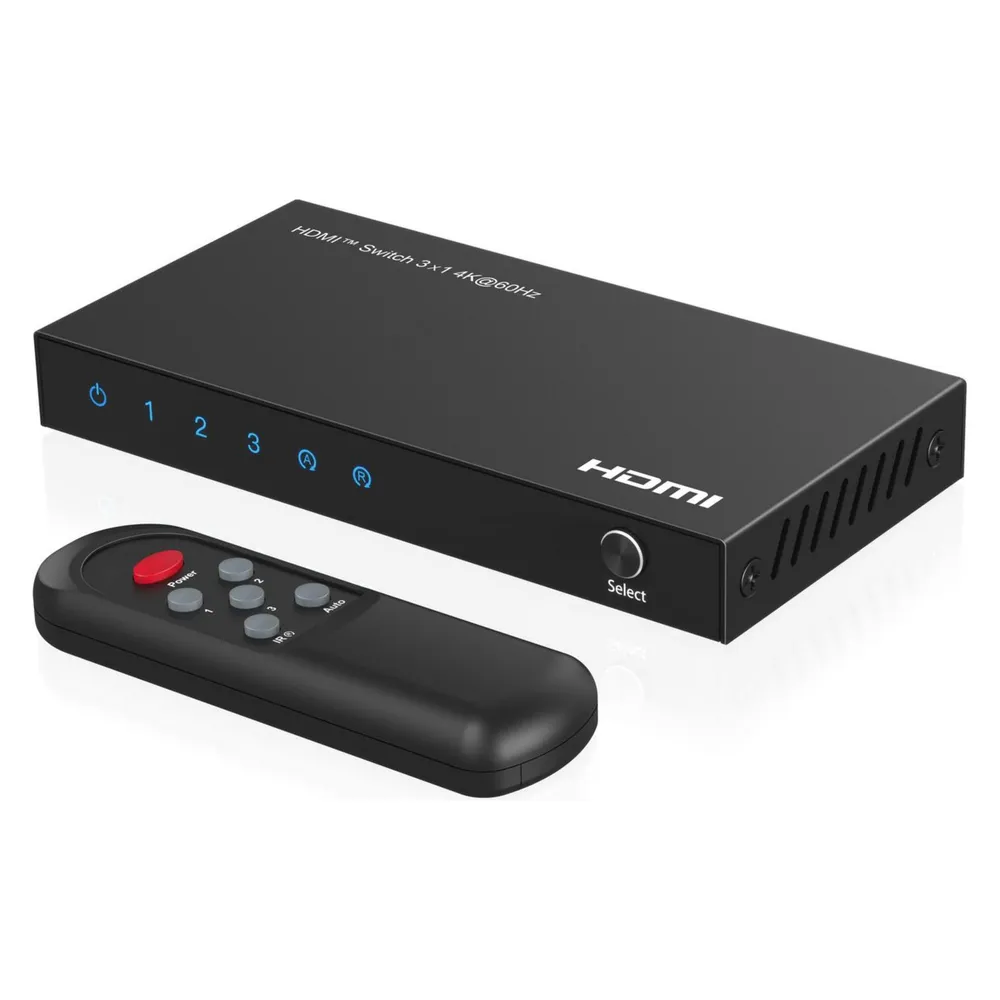 MicroConnect 4K@60Hz HDMI Switch 3x1