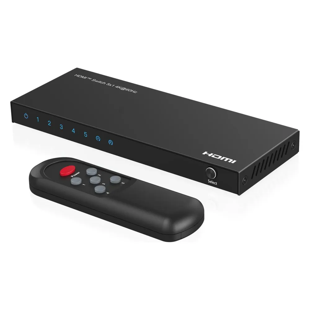 MicroConnect 4K@60Hz HDMI Switch 5x1