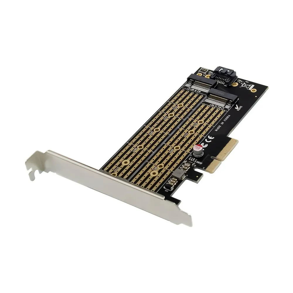 Adapter MicroConnect MC-PCIE-X4M2 PCIe 3.0 x4 M.2 NVMe Schwarz Passiv
