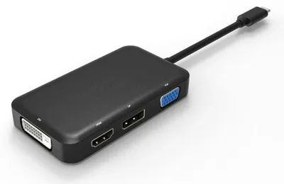 Grafikadapter USB MicroConnect USB3.1CCOM10 4K Schwarz