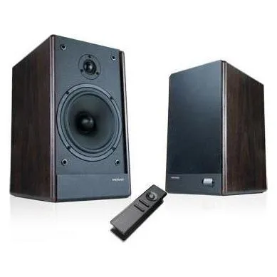 Lautsprecher Microlab 2-Wege kabelgebunden 100W Holz mit Tweeter und Multi-Room