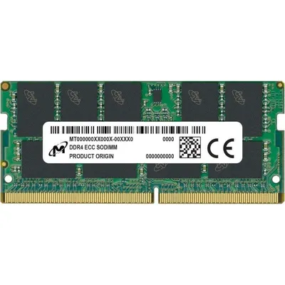 Memoria RAM Micron MTA18ASF4G72HZ-3G2R 32GB 1x32GB DDR4 3200MHz CL22 ECC SO-DIMM Unbuffered