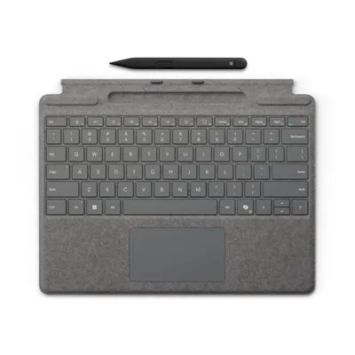 Tastatur Microsoft 8X8-00175 QWERTY Spanisch Touchpad Platino Tastatur Microsoft 8X8-00175 QWERTY Spanisch Touchpad Platino