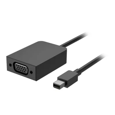 Microsoft EJQ-00006 VGA-zu-Mini-Displayport-Stecker/Buchse-Adapter für Surface Schwarz