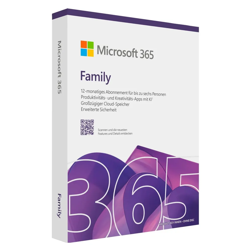 Microsoft Office 365 Family DE Abonnement 1 Jahr