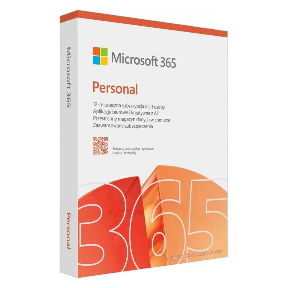 Software Microsoft 365 Personal 1 Nutzer 5 Gerate 1TB Polnisch