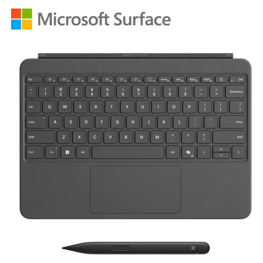 Microsoft Surface Pro Type Cover 12 Zoll mit Slim Pen Schiefer