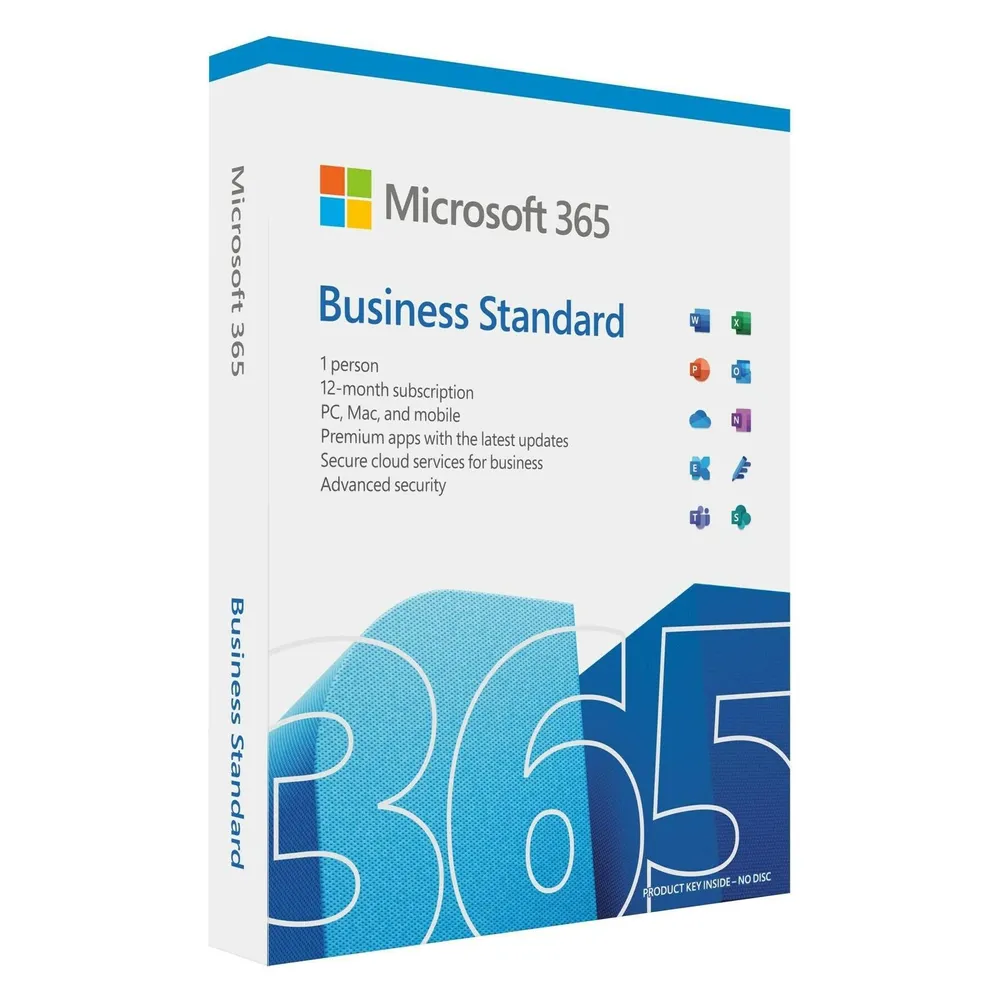 Microsoft 365 Business Standard Lizenz 1 Jahr 1 Benutzer Abonnement Premium-Office-Apps