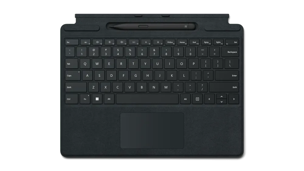 Pro Signature Keyboard mit Slim Pen 2 Schwarz Tablet-Tastatur