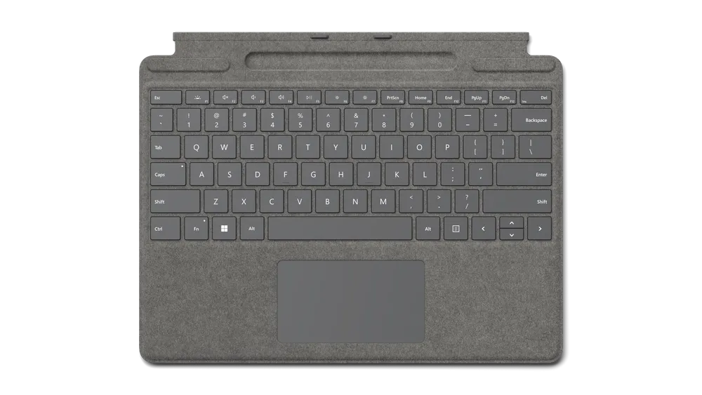 Surface Pro Signature Keyboard Platin Tablet-Tastatur