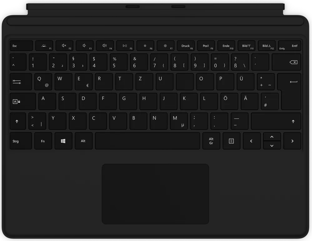Surface Pro X Keyboard schwarz Tablet-Tastatur