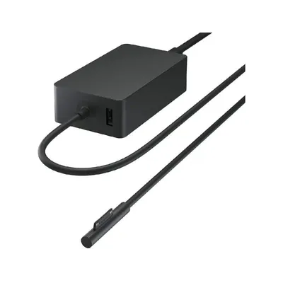 Microsoft Surface Charger W8Z-00005, 65 W, erweiterter Schutz, kompakt, Schwarz
