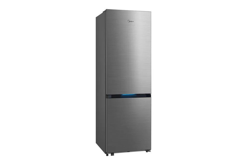 Midea Kühl-/Gefrierkombination SPACE MASTER MERB405MIC46, 186 cm hoch, 59,5 cm breit, Mehr Platz für Frische – mit extra viel Stauraum und NoFrost