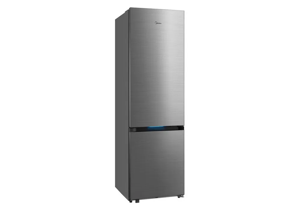 Midea Kühl-/Gefrierkombination SPACE MASTER MERB445MIC46, 201 cm hoch, 59,5 cm breit, Mehr Platz für Frische – mit extra viel Stauraum und NoFrost