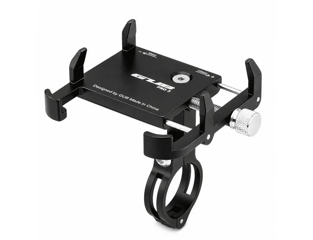 MidGard Smartphone-Halterung PRO3 Fahrrad Handy-Halterung Aluminium Motorrad e-Bike Universal, (für 4,7-7,2 Zoll Smartphone, Navi)
