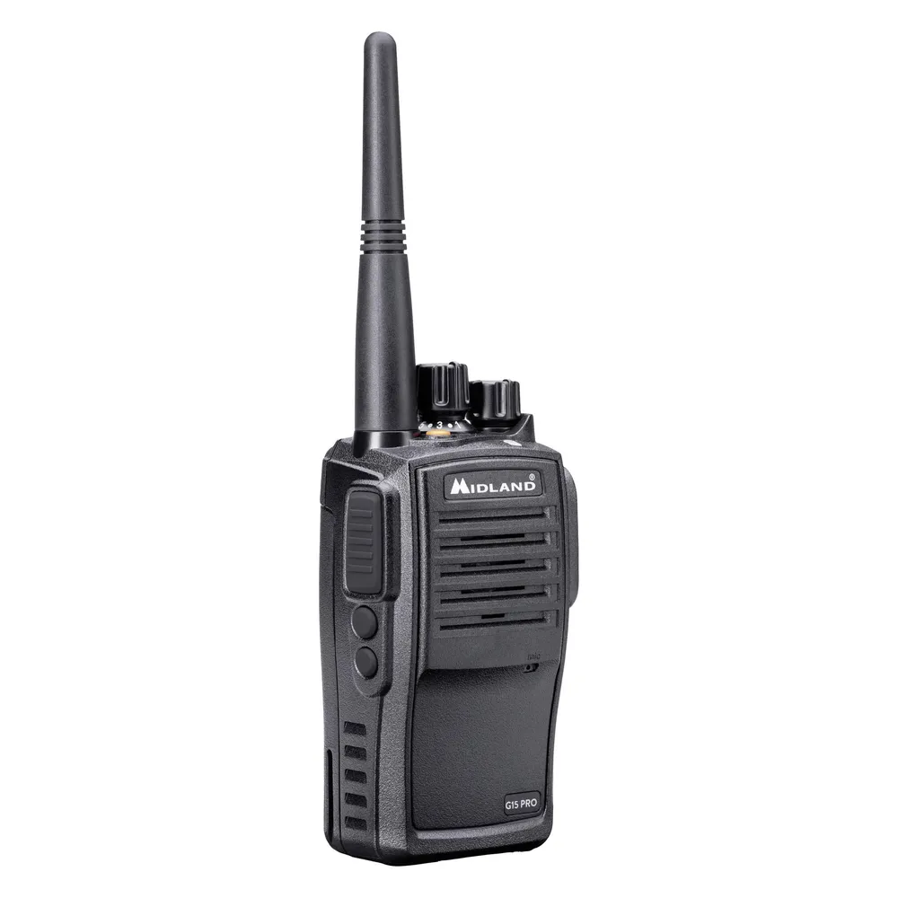 Midland G15 Pro PMR 2er Security-Koffer inkl. MA 31-M C1127.S2 PMR-portofoon Set van 2 stuks