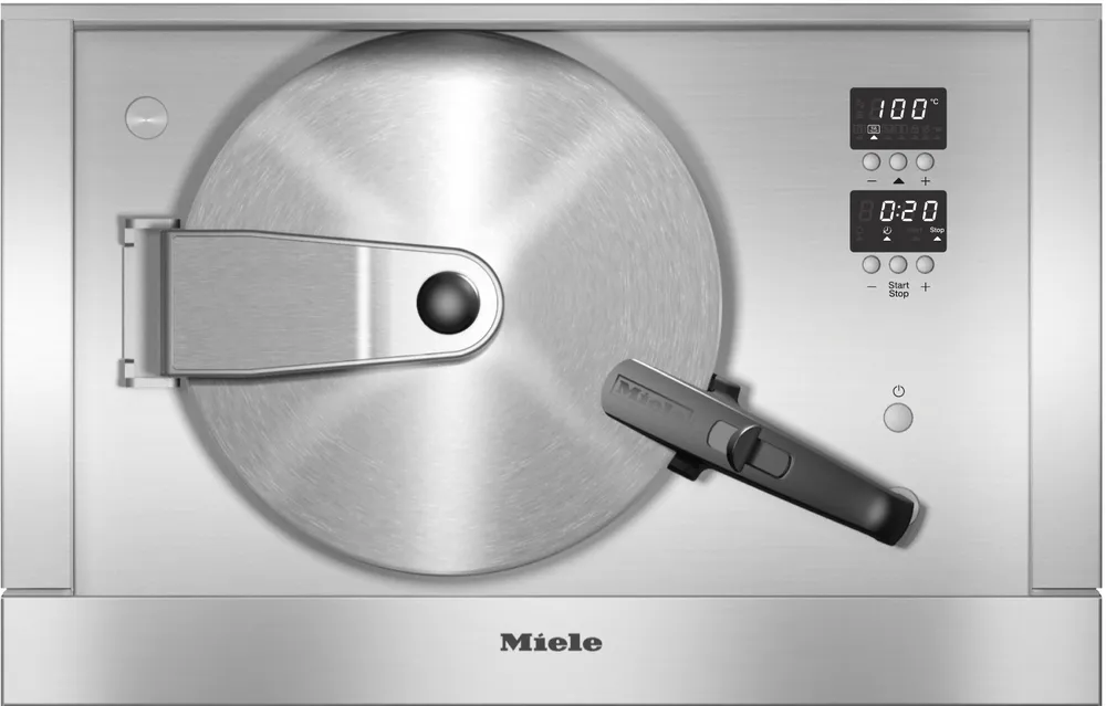 DGD 7035 Edelstahl CleanSteel Dampfgarer