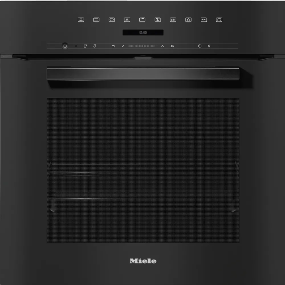 H 7264 BP Obsidianschwarz Einbau-Dampfbackofen
