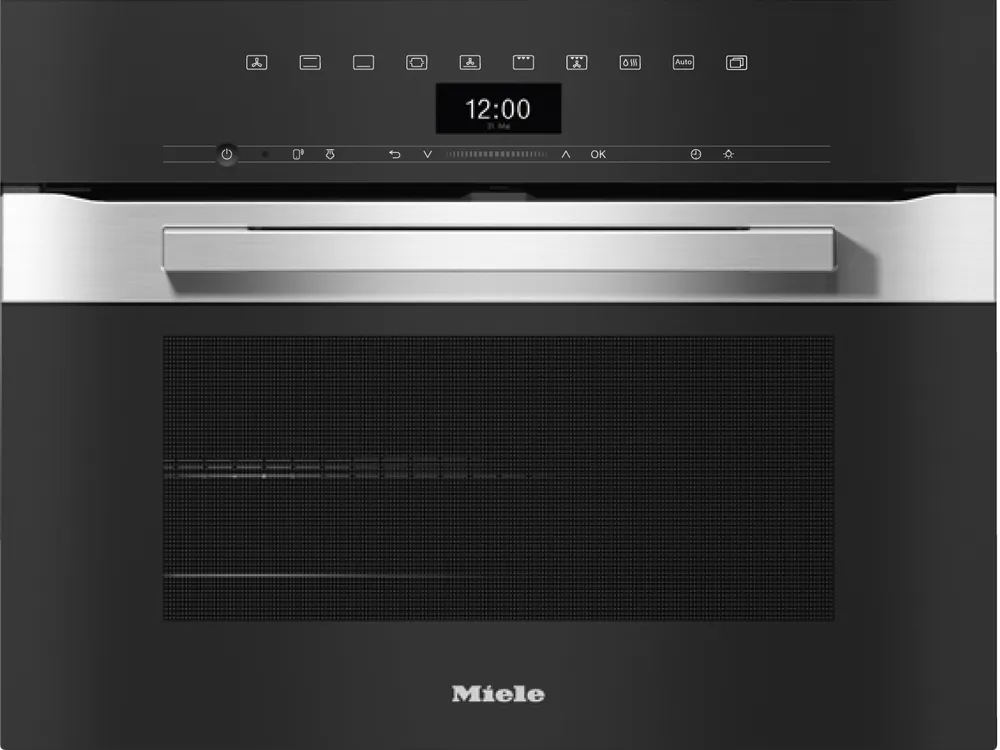 H 7440 B Kompakt-Backofen Edelstahl/CleanSteel