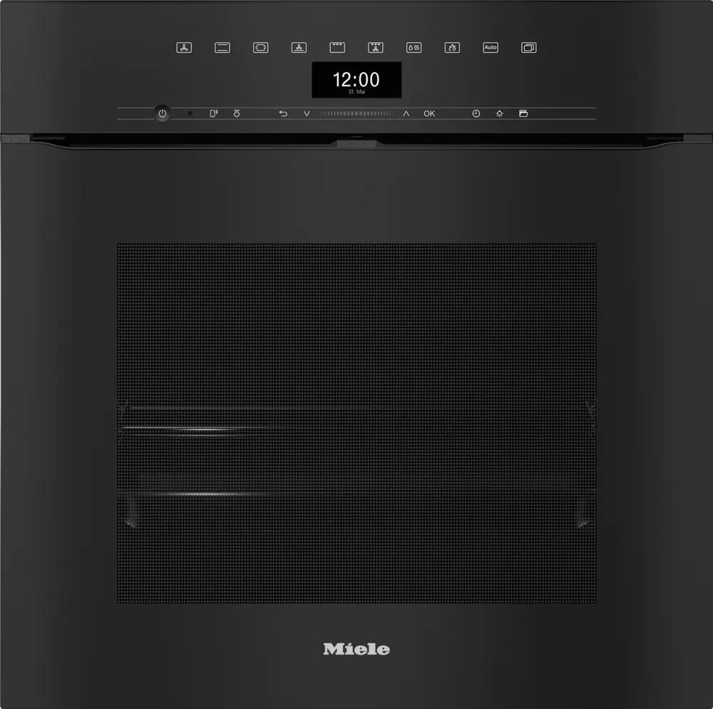 H 7464 BPX Obsidianschwarz Einbaubackofen