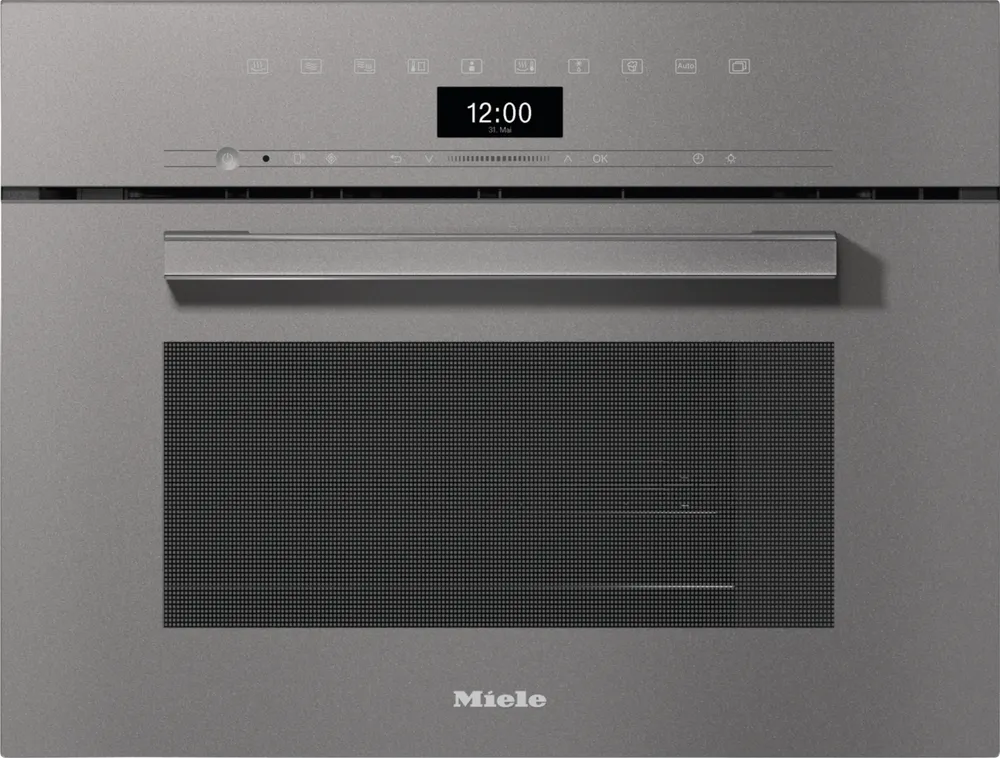 DGM 7440 Dampfgarer mit Mikrowelle Graphitgrau