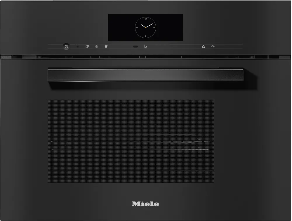 DGM 7845 Dampfgarer mit Mikrowelle Obsidianschwarz