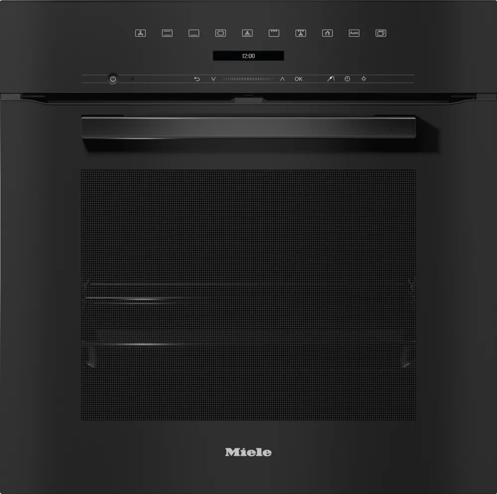 H 7262 BP Obsidianschwarz Einbaubackofen