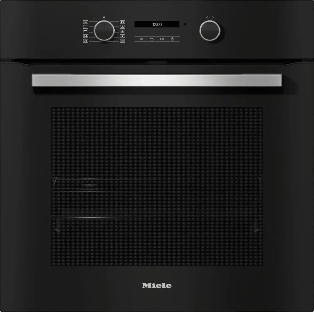 H 2766 BP Obsidianschwarz Einbaubackofen