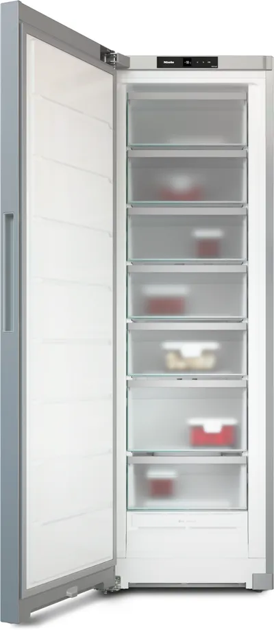 FNS 4382 D Edelstahllook Gefrierschrank